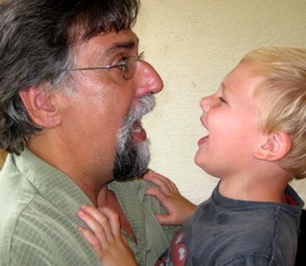 autism expert working with child photo